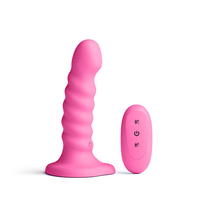 NS NOVELTIES - COLOURS RIBBED VIBRATING 5IN