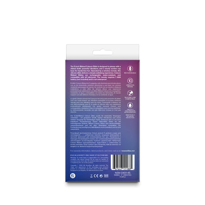 NS NOVELTIES - COLOURS RIBBED VIBRATING 5IN