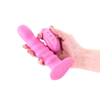 NS NOVELTIES - COLOURS RIBBED VIBRATING 6IN