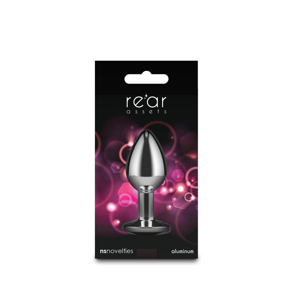 NS NOVELTIES - REAR ASSETS SILVER SMALL PINK GEM
