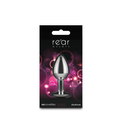 NS NOVELTIES - REAR ASSETS SILVER SMALL PINK GEM