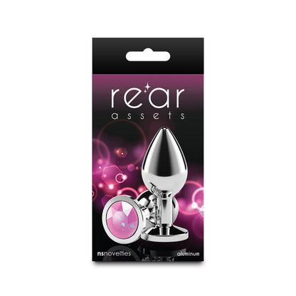 NS NOVELTIES - REAR ASSETS SILVER MEDIUM PINK GEM
