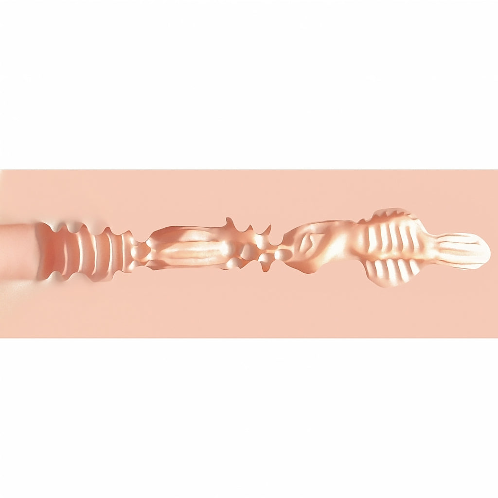 SHOTS - XKIN RAW SLITLINE STROKER BEIGE