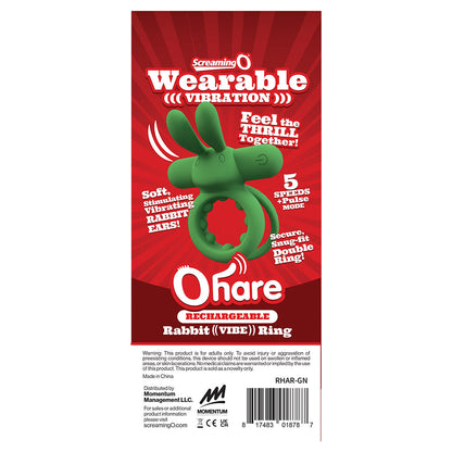 SCREAMING O - RECHARGEABLE OHARE