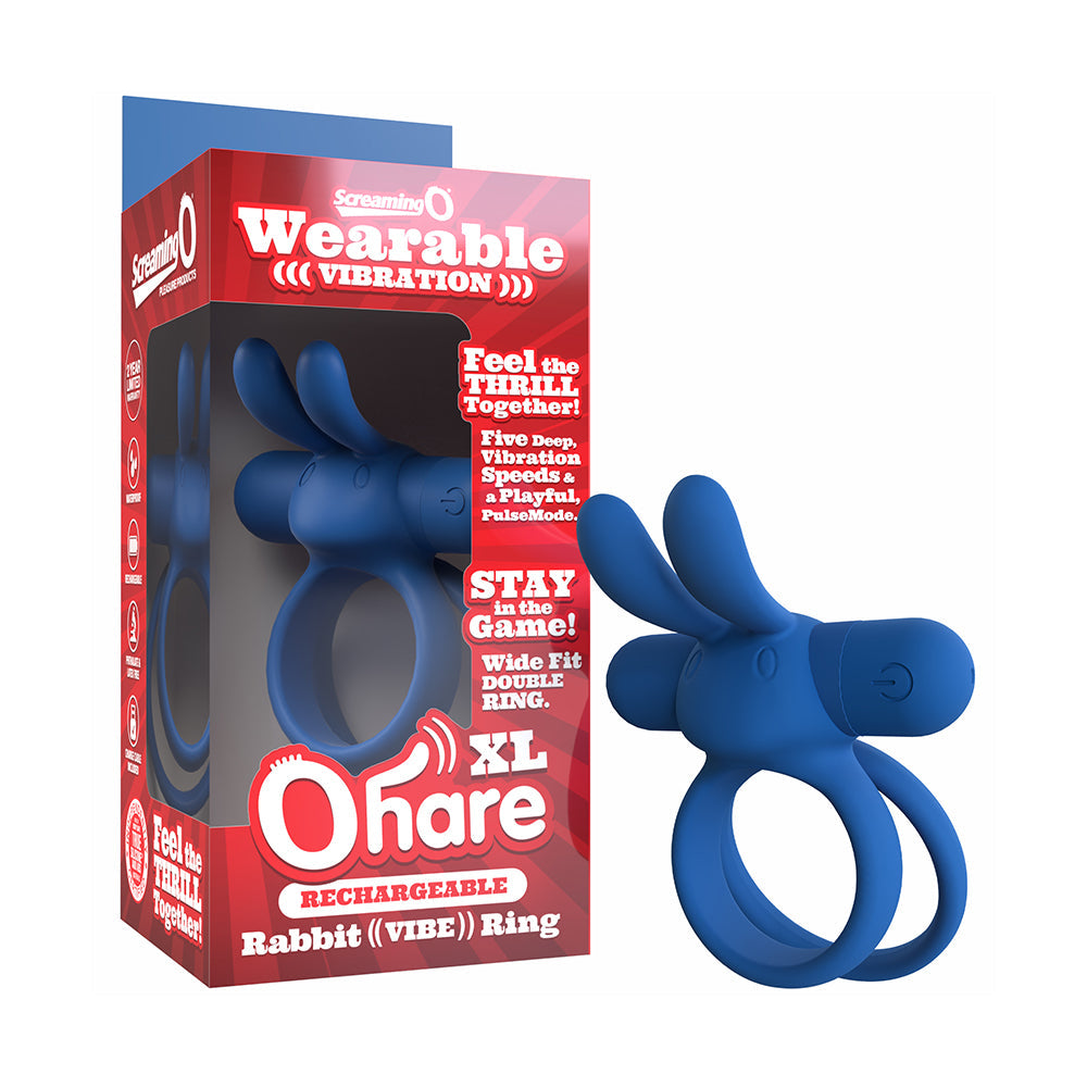 SCREAMING O RECHARGEABLE OHARE XL BLUE
