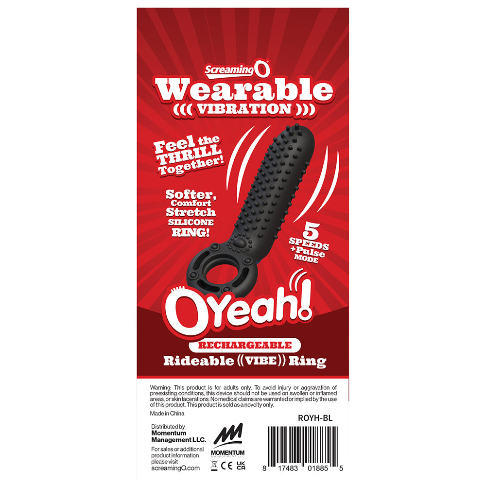 SCREAMING O - RECHARGEABLE O YEAH SILICONE