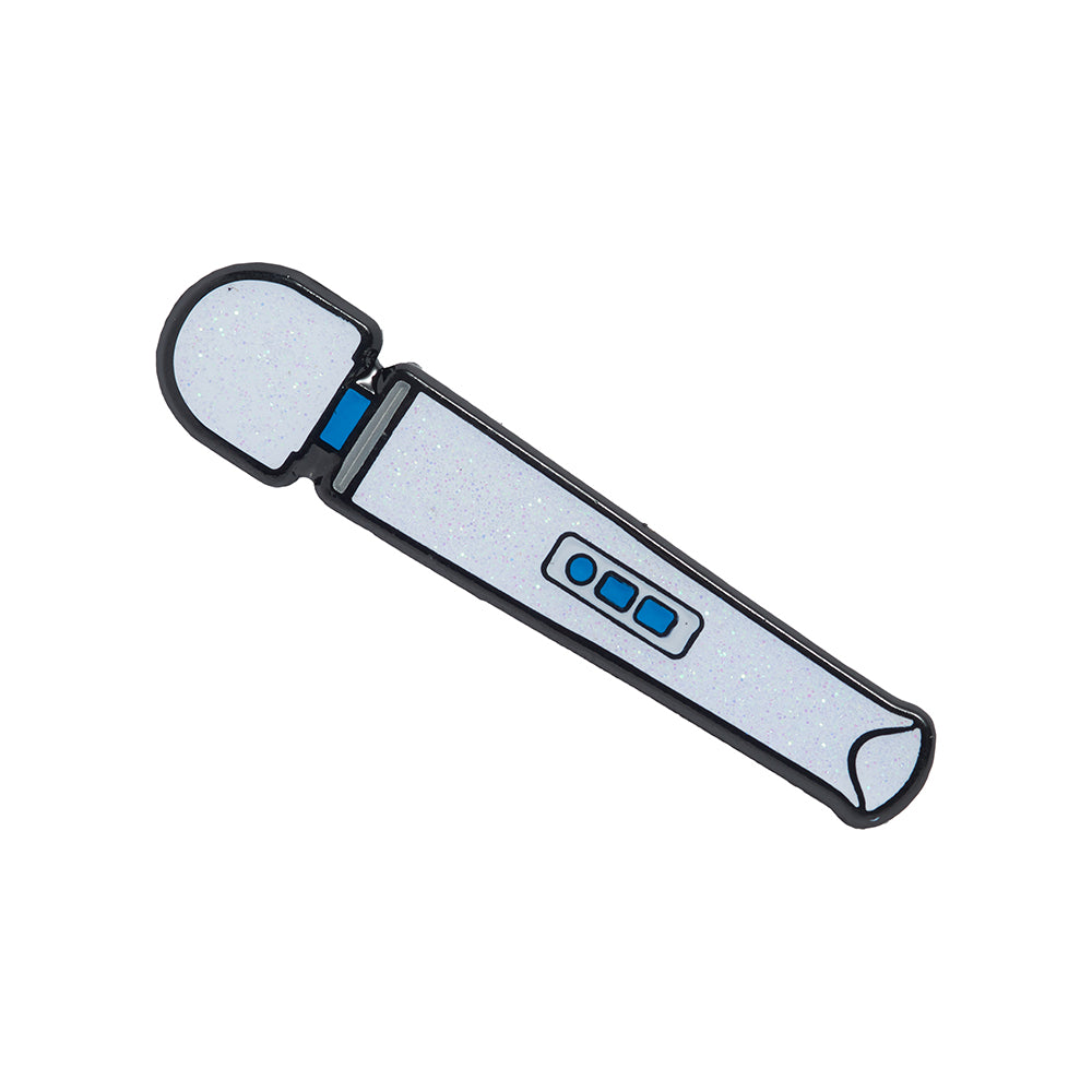 MAGIC WAND RECHARGEABLE ENAMEL PIN
