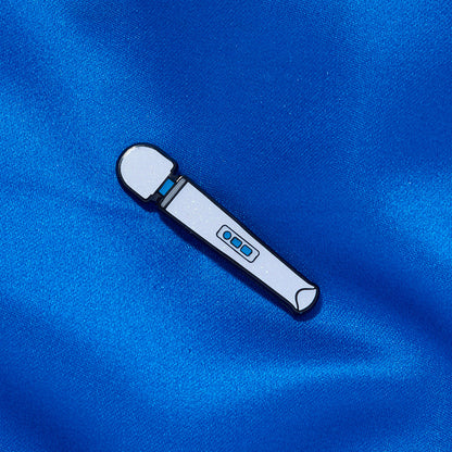 MAGIC WAND - RECHARGEABLE ENAMEL PIN