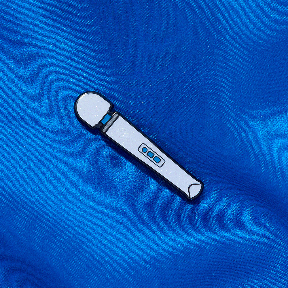 MAGIC WAND RECHARGEABLE ENAMEL PIN