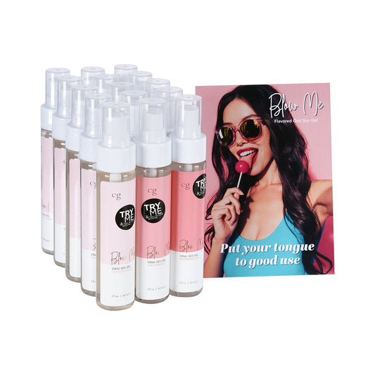 CLASSIC BRANDS - CG BLOW ME ORAL SEX GEL 16-PIECE BUNDLE WITH TESTERS