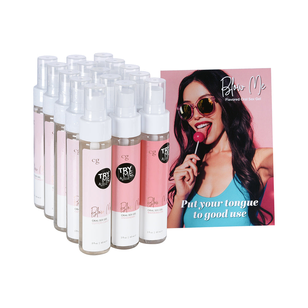 CLASSIC BRANDS - CG BLOW ME ORAL SEX GEL 16-PIECE BUNDLE WITH TESTERS