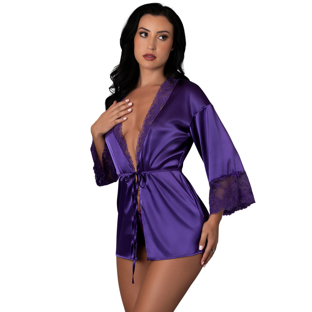 MAGIC SILK - SATIN PETALS ROBE