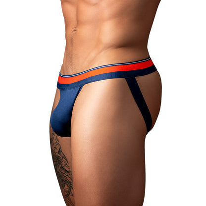 MALE POWER SOO COMFY JOCK NAVY L/XL