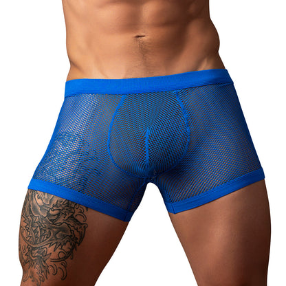 MALE POWER FISHNET 2.0 PCH SHORT ROYAL M