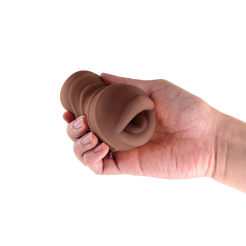 POCKET PALS MOUTH STROKER BROWN