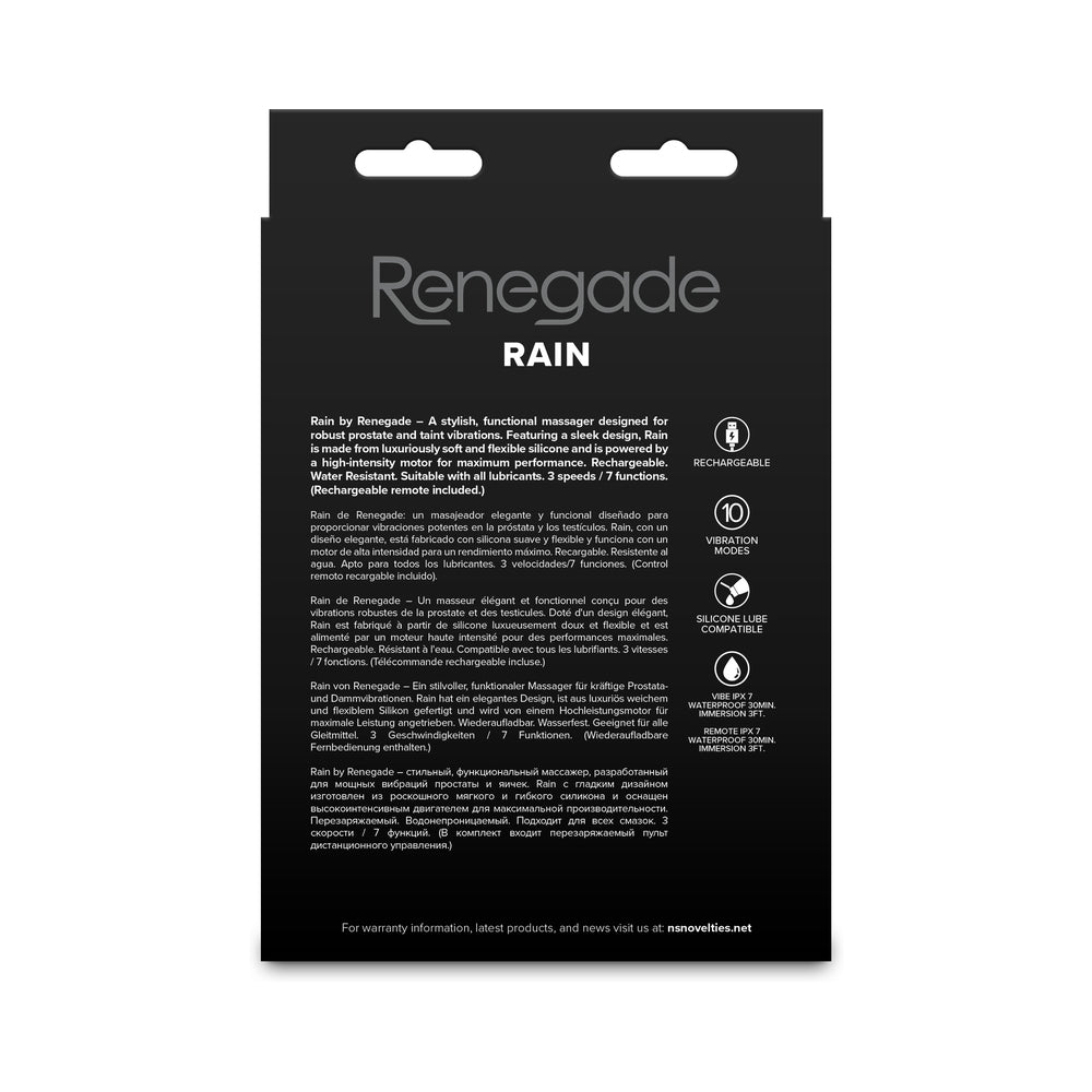 NS NOVELTIES - RENEGADE RAIN BLACK