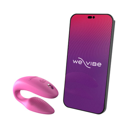 WE-VIBE SYNC 2 RECHARGEABLE REMOTE CONTROL COUPLES VIBRATOR ROSE