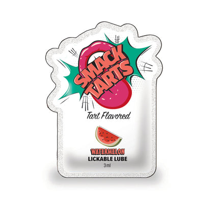 LITTLE GENIE - SMACK TARTS LICKABLE LUBE SOUR WATERMELON 3 ML POUCH 36-PIECE DISPLAY