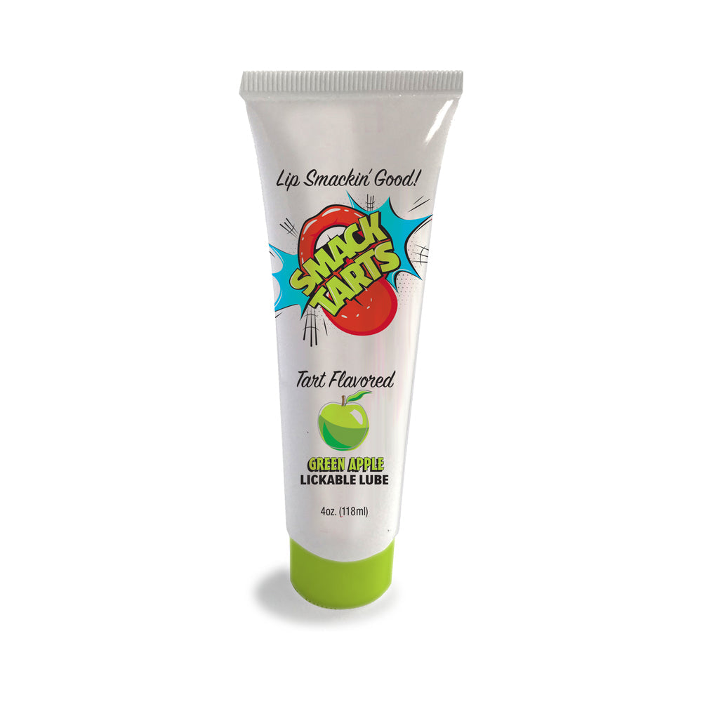 SMACK TARTS LICKABLE LUBE SOUR GREEN APPLE 2 OZ.
