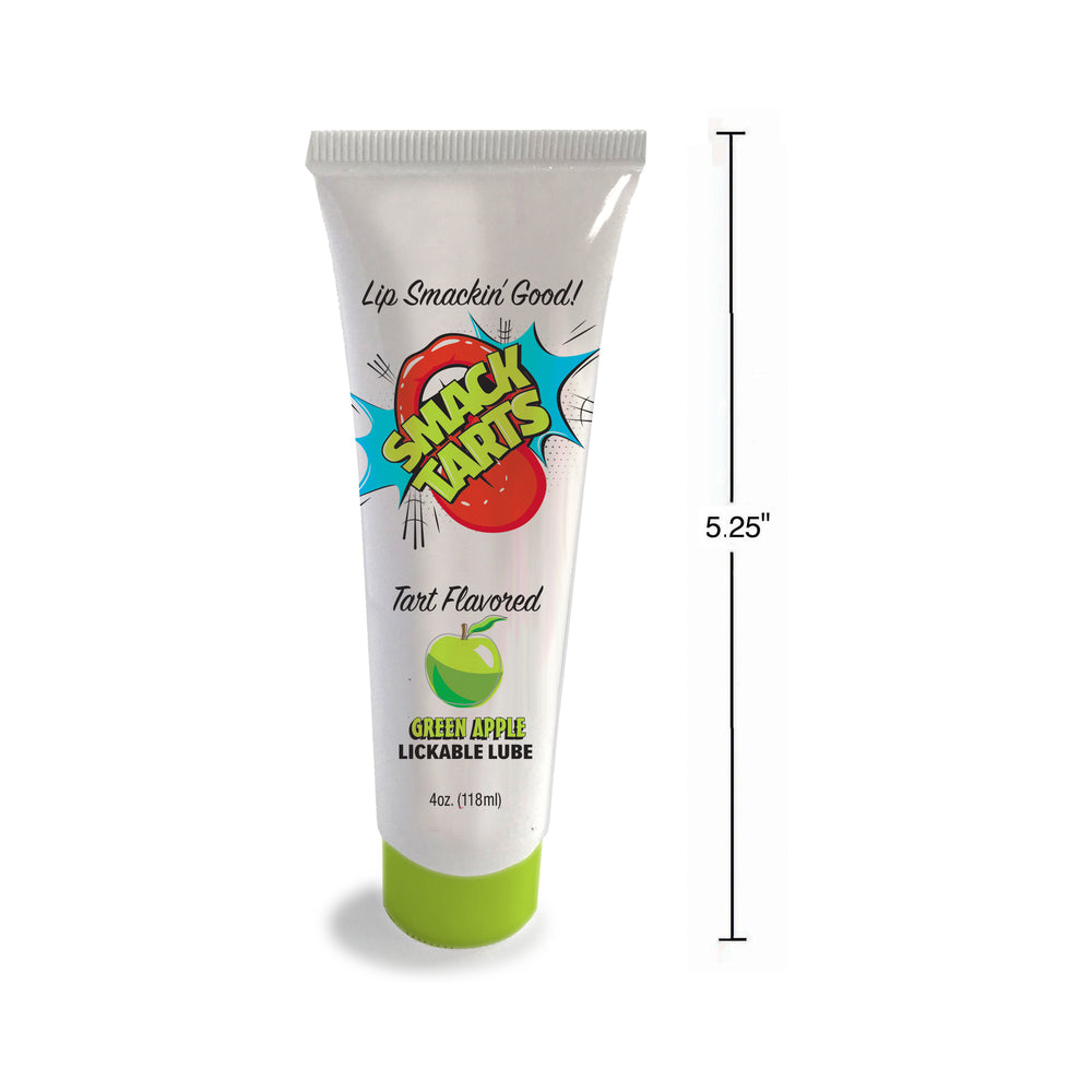 SMACK TARTS LICKABLE LUBE SOUR GREEN APPLE 2 OZ.