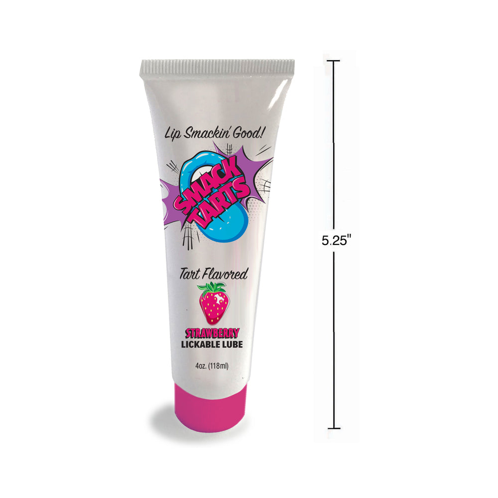SMACK TARTS LICKABLE LUBE SOUR STRAWBERRY 2 OZ.