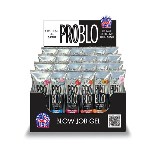 LITTLE GENIE - PROBLO ORAL PLEASURE GEL 24-PIECE DISPLAY