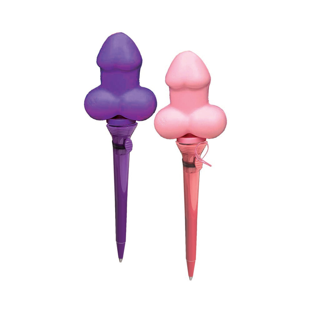 LITTLE GENIE - SUPER FUN POPPING PENIS PEN 12-PIECE DISPLAY