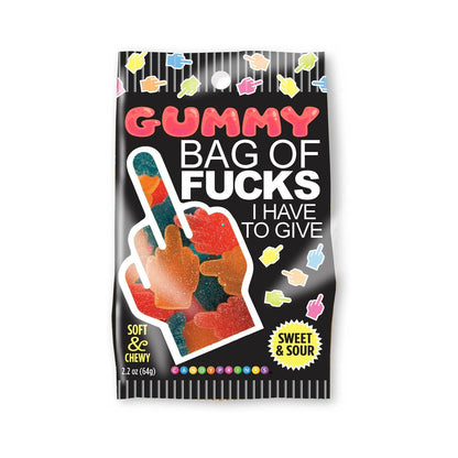 LITTLE GENIE - BAG OF FUCKS I HAVE TO GIVE SOUR GUMMIES