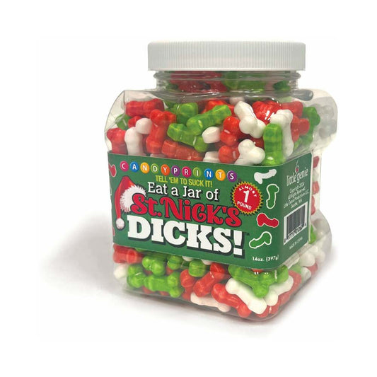 LITTLE GENIE - EAT A JAR OF ST. NICK''S DICKS! 1 LB. JAR
