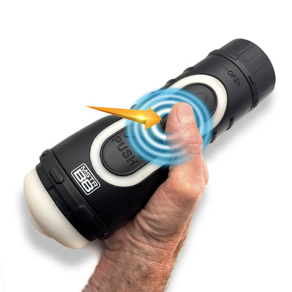 NOUVEAUTÉS MONDIALES – MASTURBATEUR À PRESSION VIBRANT GOON&GRIP MSTR B8