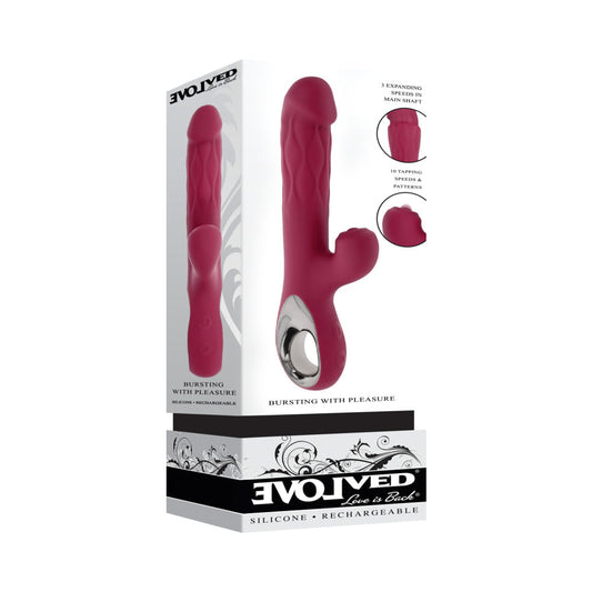 EVOLVED - BURSTING WITH PLEASURE BURGUNDY