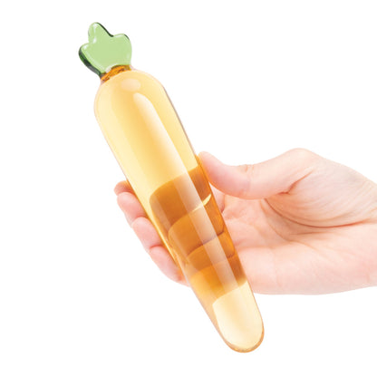 GLAS BUNNY''S SECRET 7.25 IN. GLASS DILDO