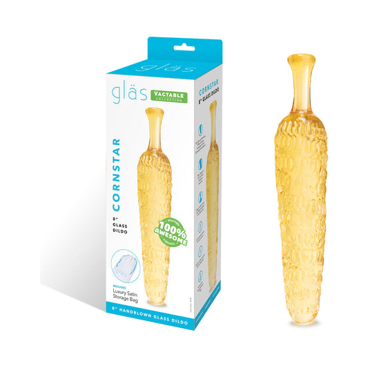 ELECTRIC EEL - GLAS CORNSTAR 8 IN. GLASS DILDO