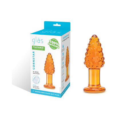 ANGUILA ELÉCTRICA - TAPÓN ANAL DE CRISTAL DE 4 PULGADAS GLAS CORNSTAR