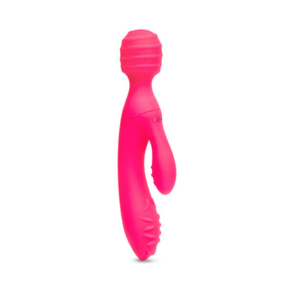 TOGETHER TOY - TOGETHER TRI DELIGHT DUAL-ENDED TRIPLE STIM WAND & RABBIT VIBRATOR