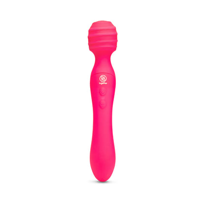 TOGETHER TOY - TOGETHER TRI DELIGHT DUAL-ENDED TRIPLE STIM WAND & RABBIT VIBRATOR