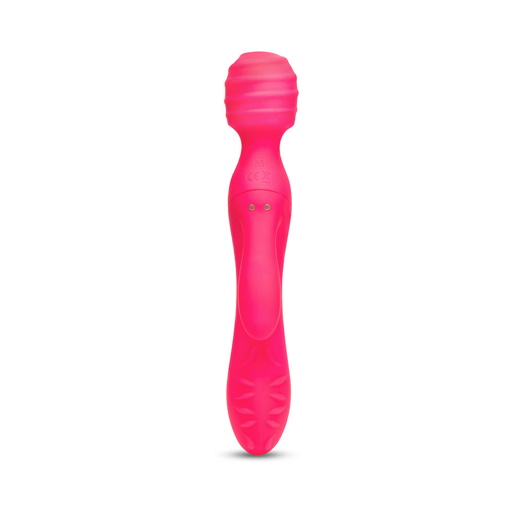 TOGETHER TOY - TOGETHER TRI DELIGHT DUAL-ENDED TRIPLE STIM WAND & RABBIT VIBRATOR