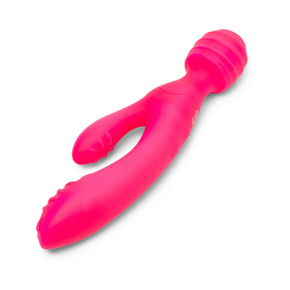 TOGETHER TOY - TOGETHER TRI DELIGHT DUAL-ENDED TRIPLE STIM WAND & RABBIT VIBRATOR
