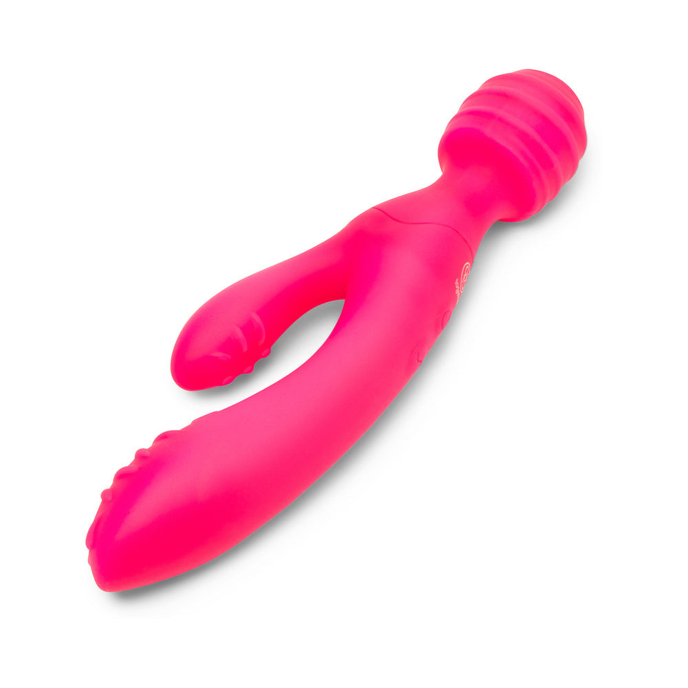 TOGETHER TRI DELIGHT DUAL-ENDED TRIPLE STIM WAND & RABBIT VIBRATOR
