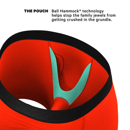 SHINESTY THE CONEY ISLANDS HOT DOG BALL HAMMOCK POUCH UNDERWEAR WITH FLY 2XL