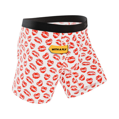 SHINESTY - ROPA INTERIOR CON BOLSA Y BRAGUETA "THE PUCKER UP LIPSTICK KISS BALL HAMMOCK"
