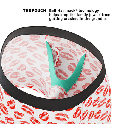 SHINESTY - ROPA INTERIOR CON BOLSA Y BRAGUETA "THE PUCKER UP LIPSTICK KISS BALL HAMMOCK"