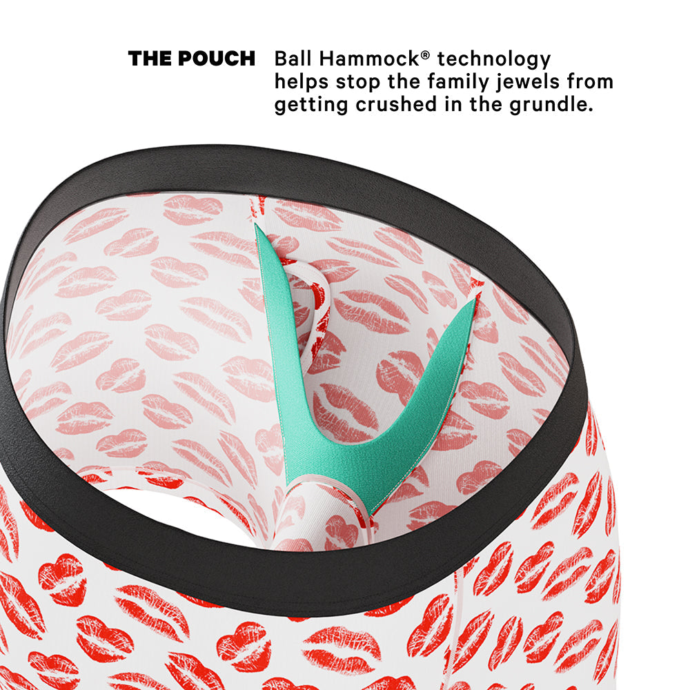 SHINESTY - ROPA INTERIOR CON BOLSA Y BRAGUETA "THE PUCKER UP LIPSTICK KISS BALL HAMMOCK"