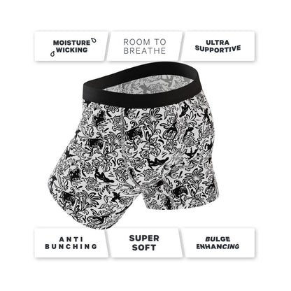 SHINESTY - THE RACY & LACY PROVOCATIVE LACE BALL HAMMOCK POUCH UNDERWEAR WITH FLY