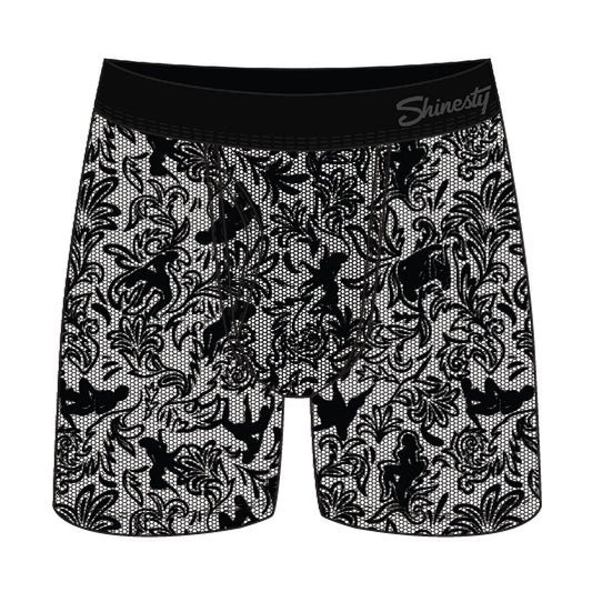 SHINESTY THE RACY & LACY PROVOCATIVE LACE BALL HAMMOCK POUCH UNDERWEAR WITH FLY L