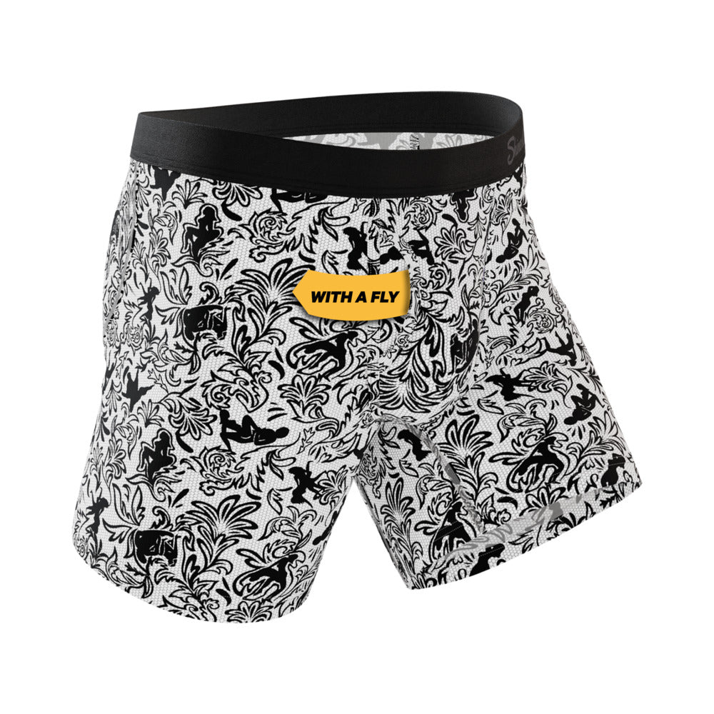 SHINESTY - THE RACY & LACY PROVOCATIVE LACE BALL HAMMOCK POUCH UNDERWEAR WITH FLY