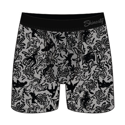 SHINESTY - THE RACY & LACY PROVOCATIVE LACE BALL HAMMOCK POUCH UNDERWEAR WITH FLY 2XL