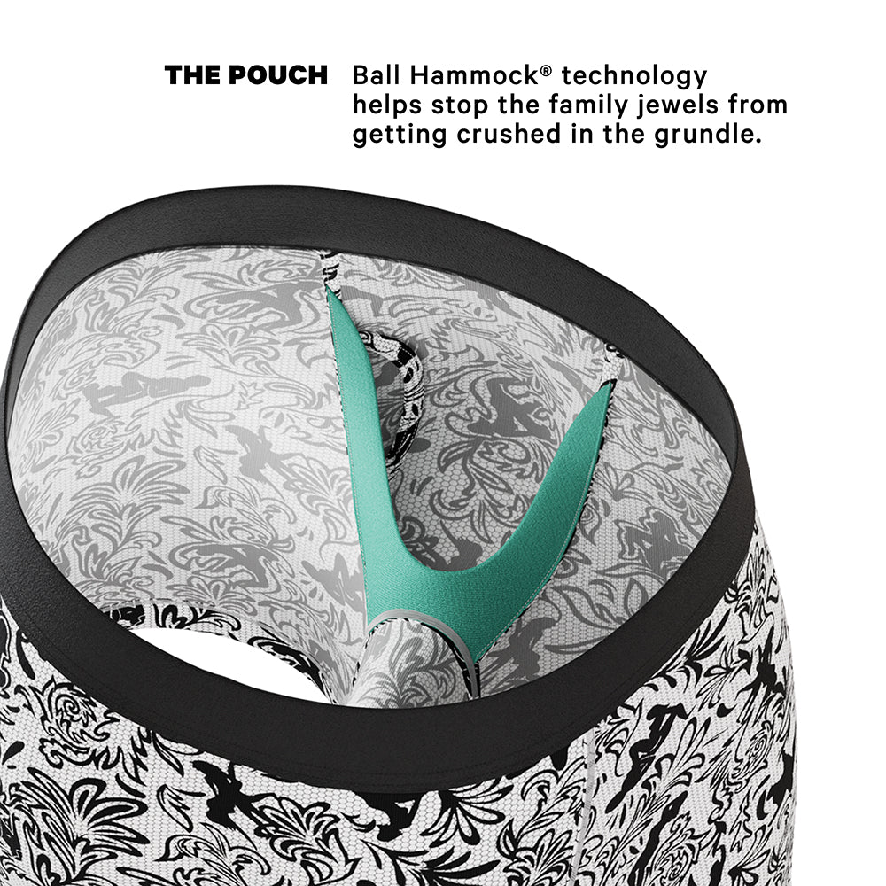 SHINESTY - THE RACY & LACY PROVOCATIVE LACE BALL HAMMOCK POUCH UNDERWEAR WITH FLY 2XL