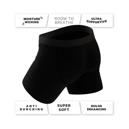 SHINESTY - THE REAR VIEW SIZE WARNING BALL HAMMOCK POUCH UNDERWEAR L