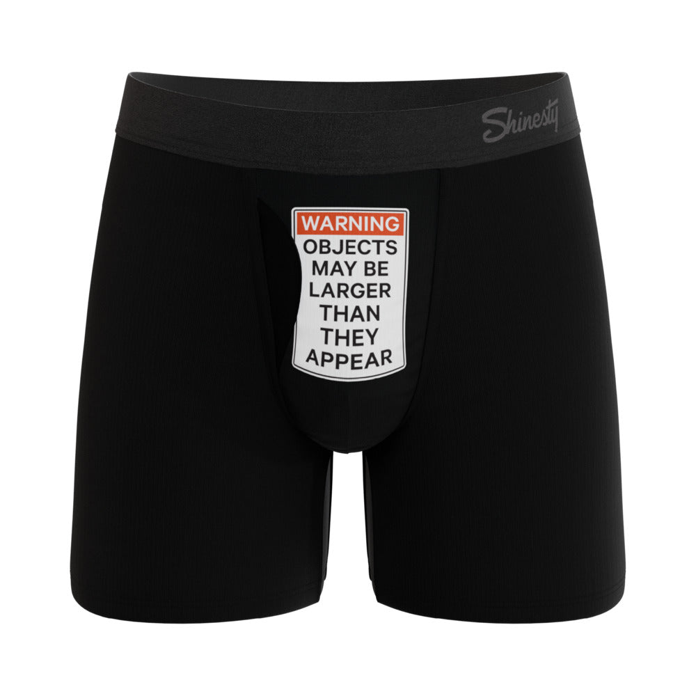SHINESTY - THE REAR VIEW SIZE WARNING BALL HAMMOCK POUCH UNDERWEAR L